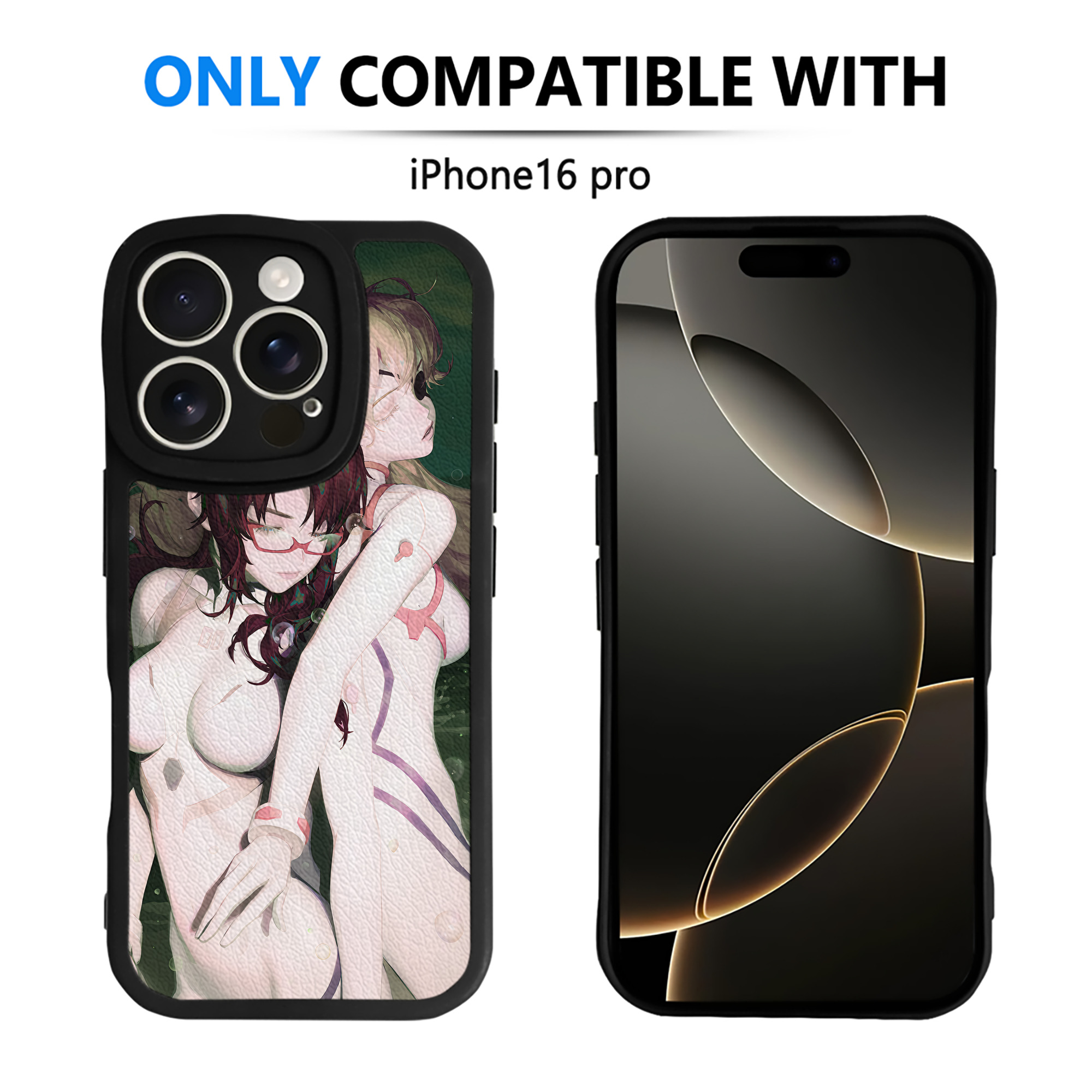 （画像用） EVA 新世紀エヴァンゲリオン 【iPhone 16シリーズ対応】シリコンスマホケース（レザー調） 材質：シリコン